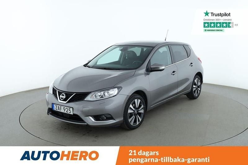 Grå Begagnad 2017 Nissan Pulsar 360º Halvkombi | 107 000 kr (Bra pris) - Bild 1/4