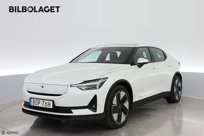 Ny Polestar 2 Plus 11 kW (15 HK) 2025 Vit Halvkombi