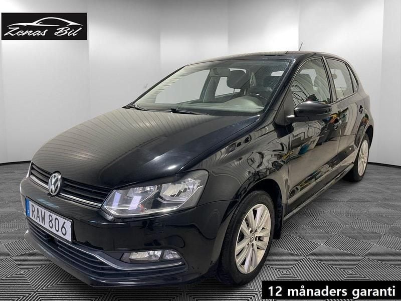 Svart Begagnad 2016 VW Polo Halvkombi | 99 500 kr (Marknadspris) - Bild 1/4