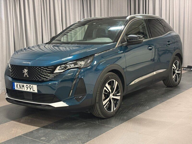 Blå Begagnad 2022 Peugeot 3008 Business-Line SUV | 319 800 kr (Marknadspris) - Bild 1/4