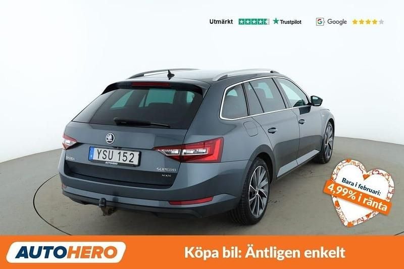 Begagnad Skoda Superb LAURIN & KLEMENT 192 HK (141 kW) 2018 Grå Kombi