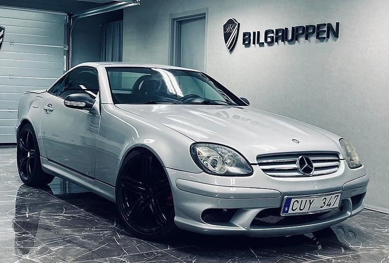 Begagnad Mercedes SLK320 218 HK (160 kW) 2001 Silver Cab