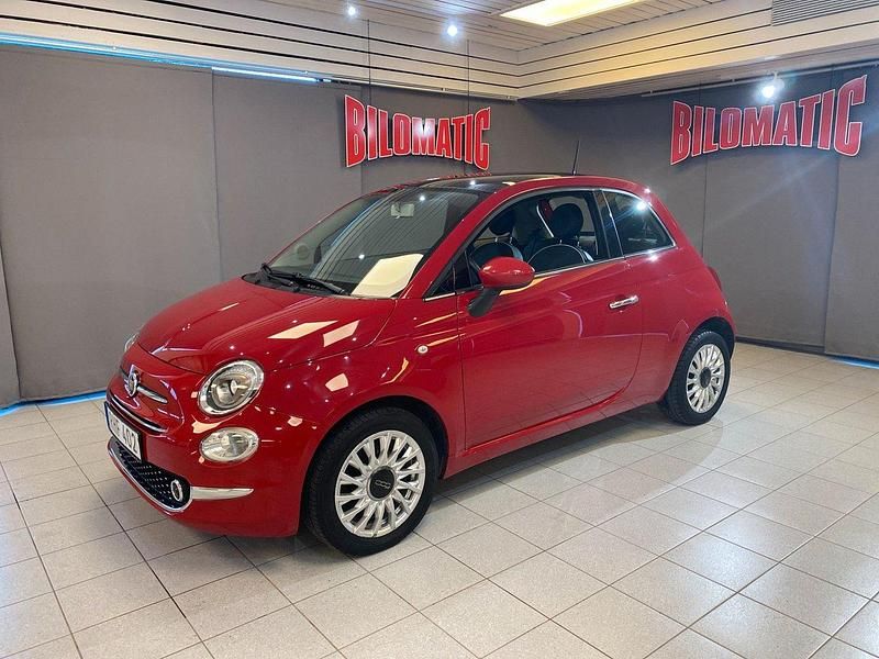 Röd Begagnad 2016 Fiat 500 Lounge Halvkombi | 74 500 kr (Marknadspris) - Bild 1/4
