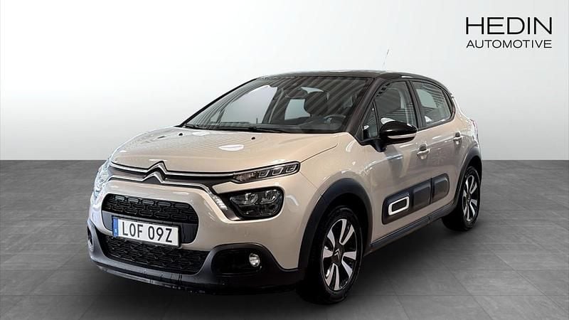 Grå (brown) Begagnad 2021 Citroën C3 Halvkombi | 139 000 kr (Bra pris) - Bild 1/4