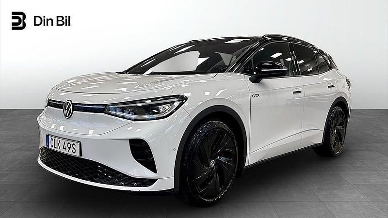 Vit (glacier white metallic bl) Begagnad 2023 VW ID.4 GTX SUV | 439 800 kr (Dyr) - Bild 1/4