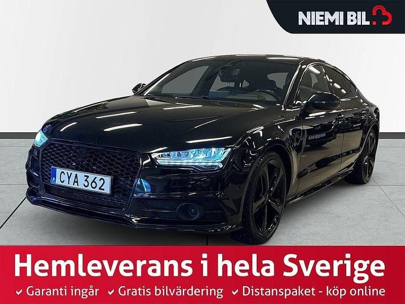 Begagnad Audi A7 S-Line 272 HK (200 kW) 2014 Grön Halvkombi