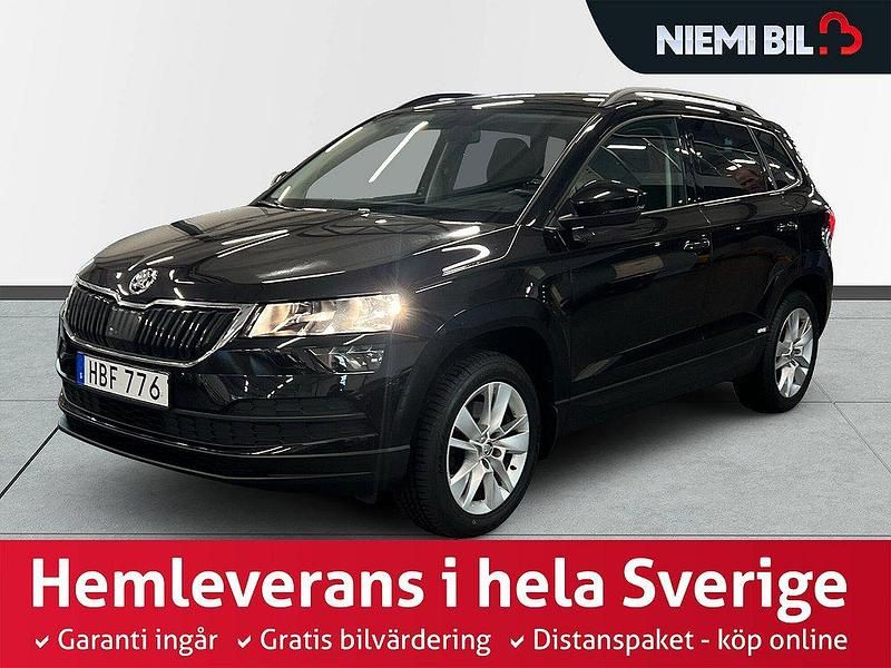 Svart Begagnad 2018 Skoda Karoq SUV | 204 900 kr (Marknadspris) - Bild 1/3