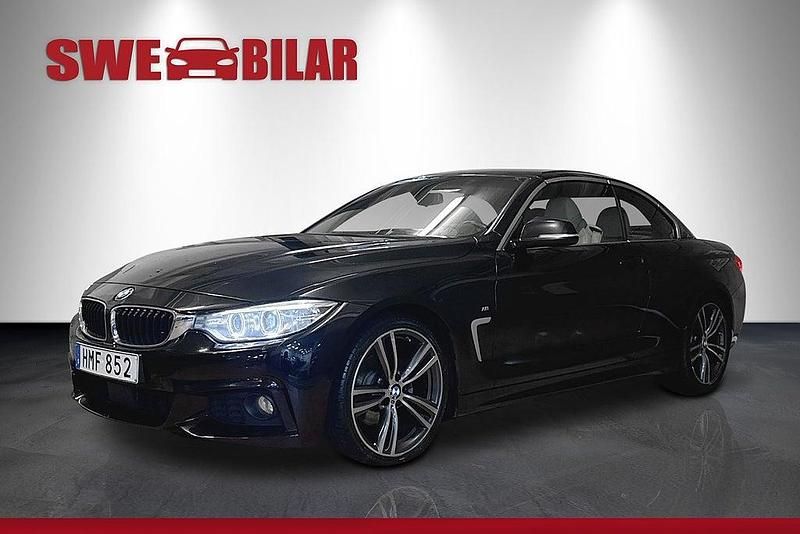 Svart Begagnad 2016 BMW 420 M Sport Cab | 224 900 kr (Marknadspris) - Bild 1/4