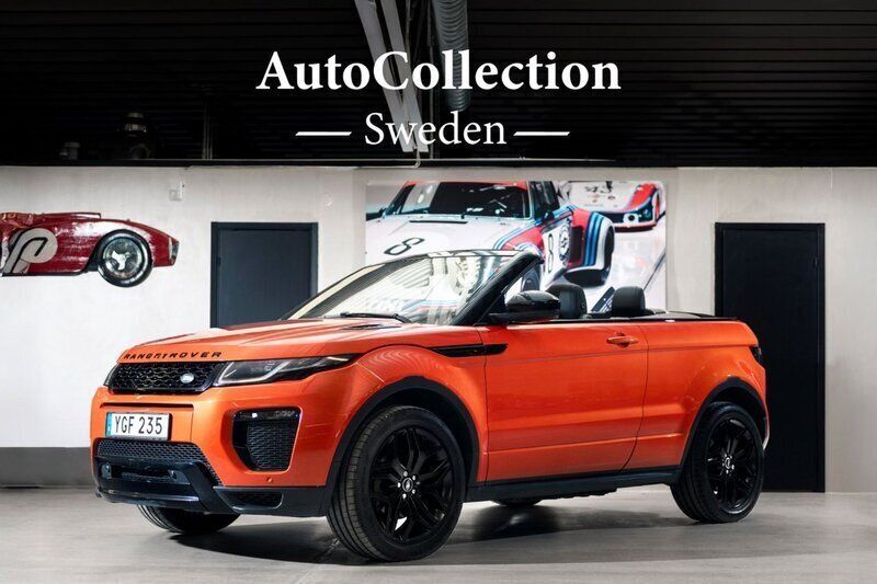 Orange Begagnad 2016 Land Rover Range Rover evoque HSE Dynamic Cab | 399 900 kr - Bild 1/4
