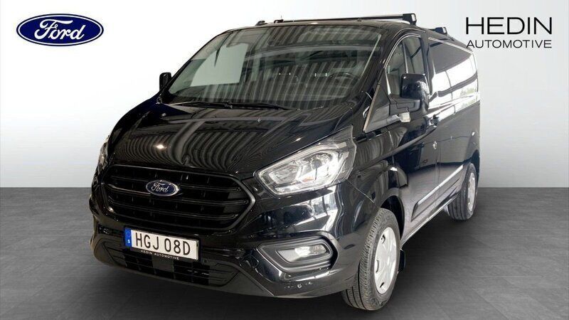 Svart (black) Begagnad 2022 Ford Transit Custom Trend Van | 249 875 kr (Bra pris) - Bild 1/4