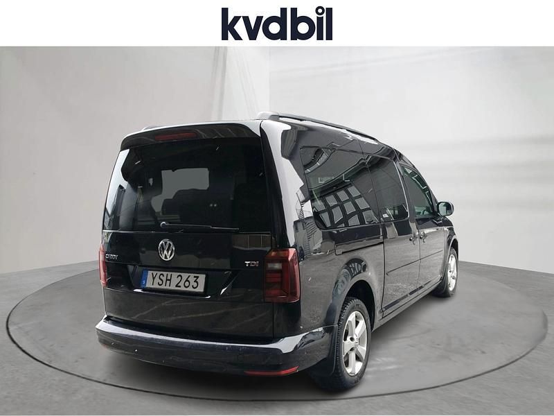 Begagnad VW Caddy Maxi Life Life 150 HK (110 kW) 2018 Svart Minibuss
