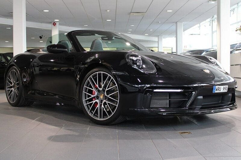 Svart Begagnad 2021 Porsche 911 Carrera S Cabriolet Cab | 1 565 000 kr - Bild 1/4