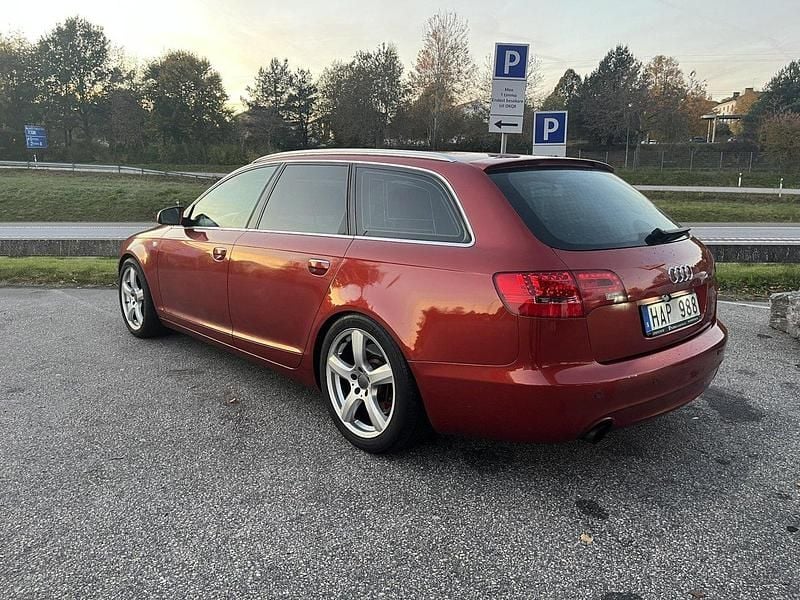 Röd Begagnad 2008 Audi A6 S-Line Kombi | 79 000 kr (Dyr) - Bild 1/4