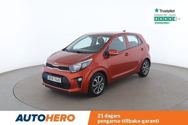 Orange Begagnad 2019 Kia Picanto Halvkombi | 117 000 kr (Marknadspris) - Bild 1/4