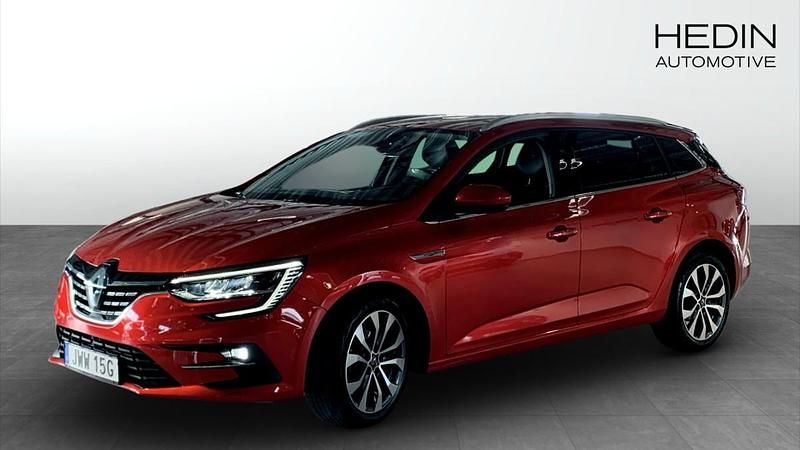 Röd (red) Begagnad 2022 Renault Mégane GrandTour Techno Kombi | 239 900 kr (Lite dyr) - Bild 1/4