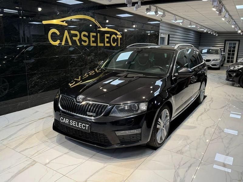 Svart Begagnad 2014 Skoda Octavia RS Kombi | 79 900 kr (Bra pris) - Bild 1/4