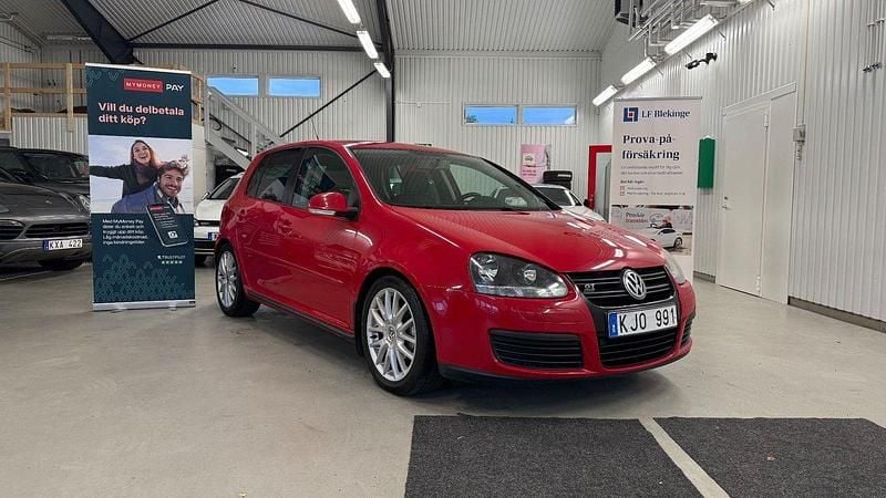 Röd Begagnad 2008 VW Golf VI GT Halvkombi | 44 900 kr (Marknadspris) - Bild 1/4