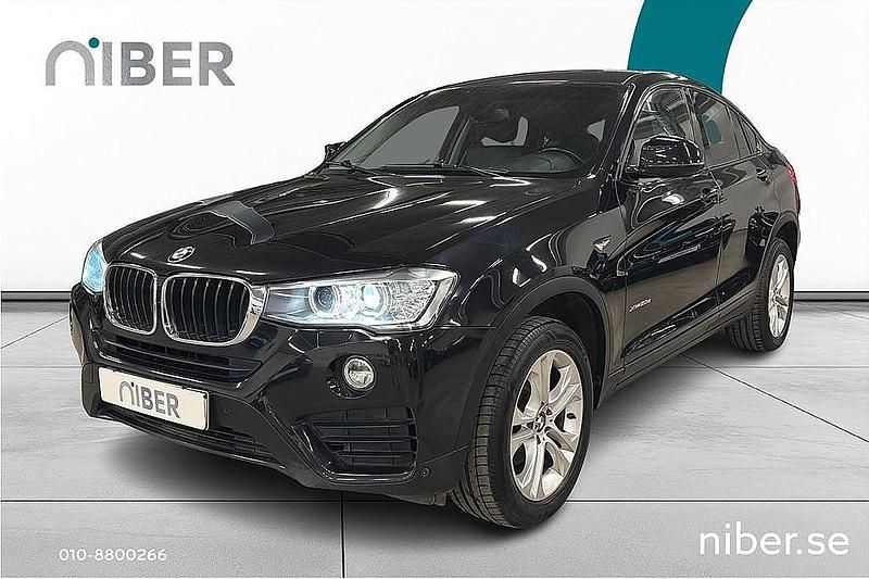 Svart Begagnad 2015 BMW X4 Shadowline SUV | 194 900 kr (Marknadspris) - Bild 1/4