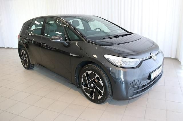 Mörkgrå Begagnad 2022 VW ID.3 Pro Performance Halvkombi | 249 000 kr (Bra pris) - Bild 1/4