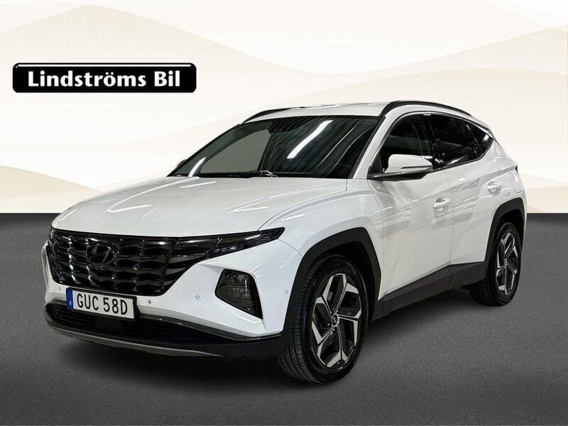 Vit Begagnad 2021 Hyundai Tucson SUV | 269 900 kr (Marknadspris) - Bild 1/3