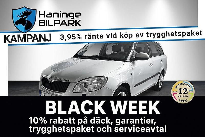 Silver Begagnad 2008 Skoda Fabia Halvkombi | 29 900 kr (Marknadspris) - Bild 1/2