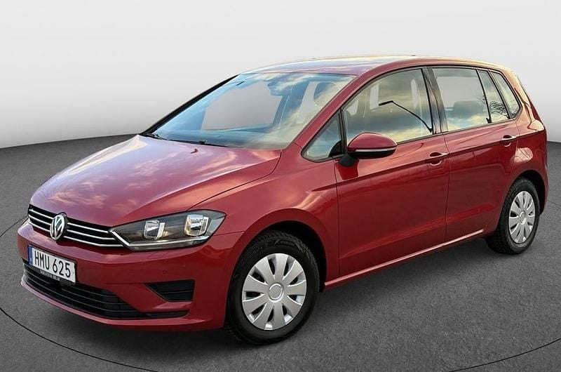 Röd Begagnad 2015 VW Golf VII Halvkombi | 129 900 kr (Marknadspris) - Bild 1/4