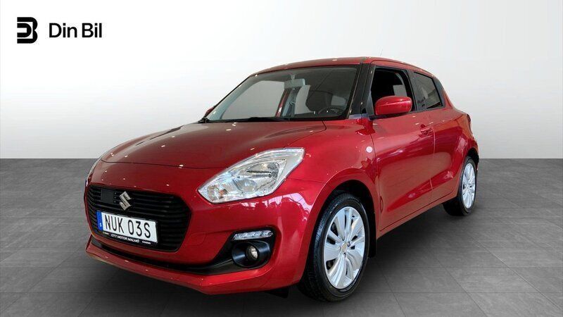 Röd Begagnad 2019 Suzuki Swift Halvkombi | 135 900 kr (Marknadspris) - Bild 1/4