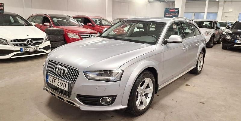Silver Begagnad 2016 Audi A4 Allroad Sport Kombi | 130 000 kr (Marknadspris) - Bild 1/4