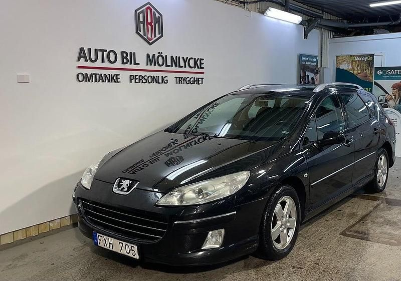 Svart Begagnad 2007 Peugeot 407 Kombi | 29 900 kr (Marknadspris) - Bild 1/4