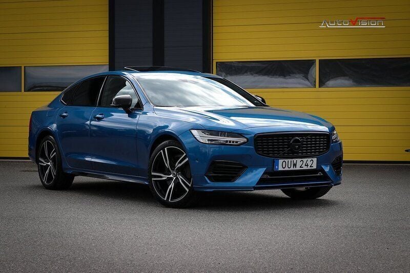 Blå Begagnad 2018 Volvo S90 R-Design Sedan | 349 900 kr - Bild 1/4