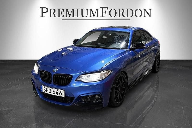 Begagnad BMW 220 M Sport 184 HK (135 kW) 2014 Blå Sportkupé
