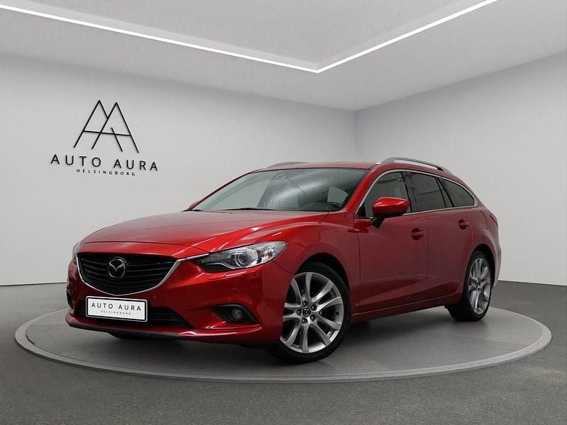 Röd Begagnad 2014 Mazda 6 Kombi | 124 900 kr (Marknadspris) - Bild 1/4