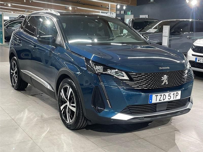 Blå Begagnad 2024 Peugeot 3008 GTi SUV | 279 900 kr (Marknadspris) - Bild 1/4