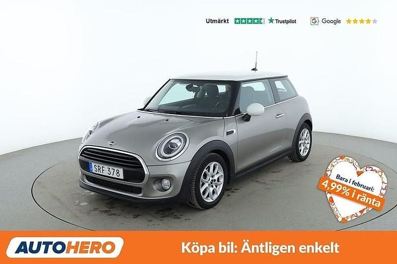 Grå Begagnad 2018 Mini Cooper Pepper Halvkombi | 172 000 kr (Marknadspris) - Bild 1/4
