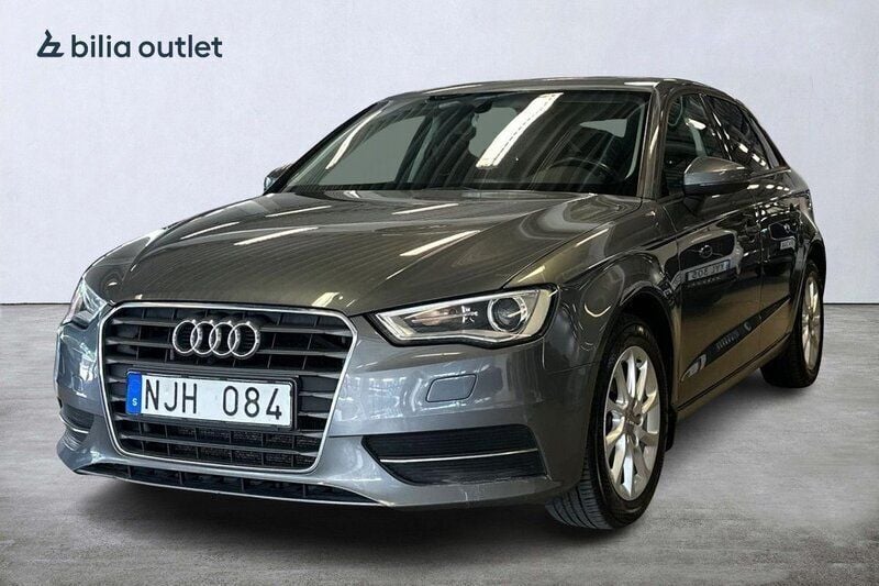 Grå Begagnad 2013 Audi A3 Sportback Comfort Halvkombi | 99 900 kr (Lite dyr) - Bild 1/3