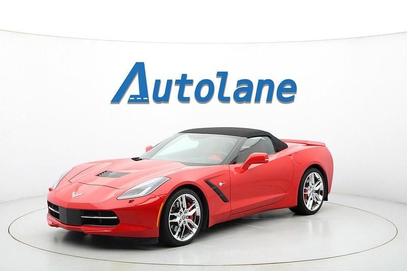 Begagnad Chevrolet Corvette C7 467 HK (343 kW) 2014 Röd Cab