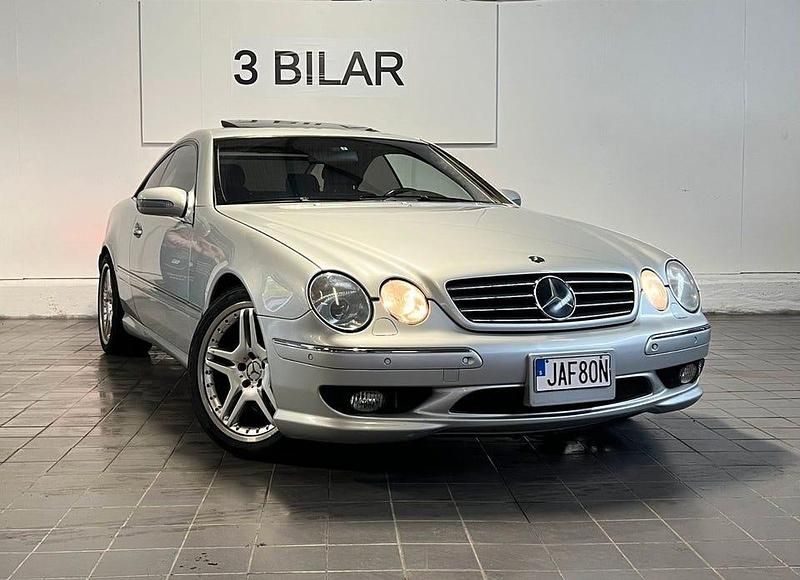 Silver Begagnad 2002 Mercedes CL55 AMG AMG Sportkupé | 169 990 kr - Bild 1/4