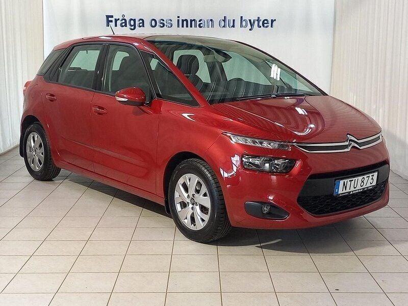 Röd Begagnad 2015 Citroën C4 Picasso Minibuss | 122 600 kr (Marknadspris) - Bild 1/4