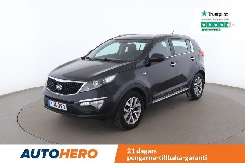Svart Begagnad 2015 Kia Sportage SUV | 139 000 kr (Marknadspris) - Bild 1/4