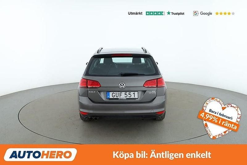 Begagnad VW Golf VII 112 HK (82 kW) 2015 Grå Kombi