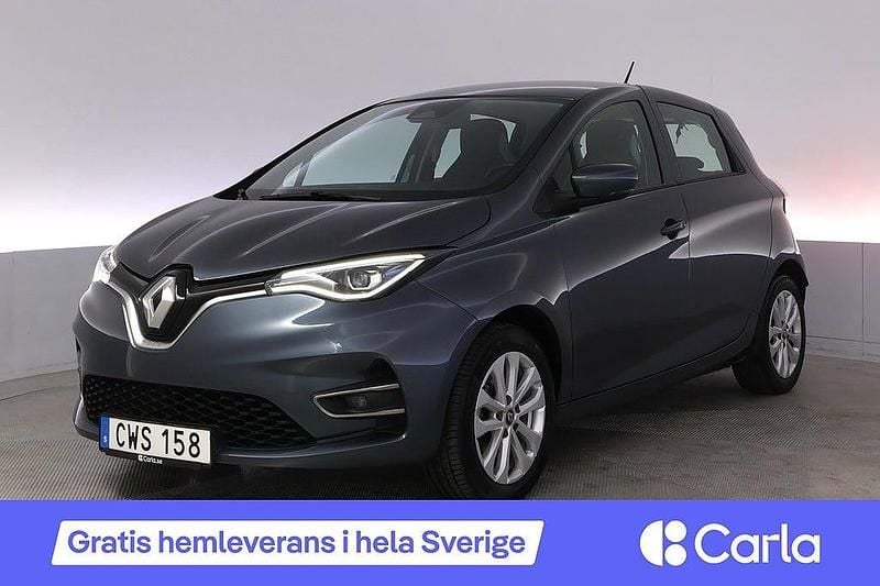 Grå Begagnad 2021 Renault Zoe Zen Halvkombi | 154 990 kr (Bra pris) - Bild 1/3