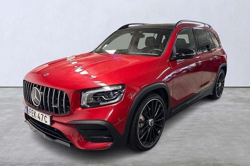 Röd Begagnad 2021 Mercedes GLB35 AMG SUV | 519 900 kr - Bild 1/4