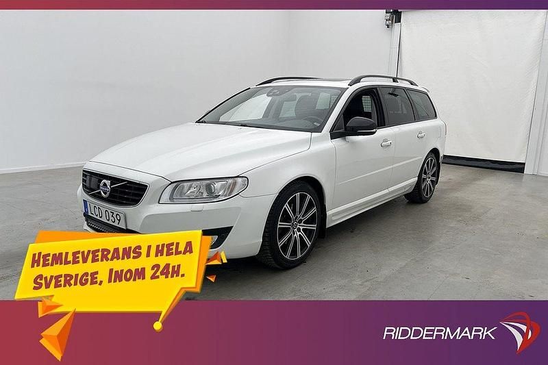 Vit Begagnad 2015 Volvo V70 Dynamic Kombi | 189 800 kr (Dyr) - Bild 1/3