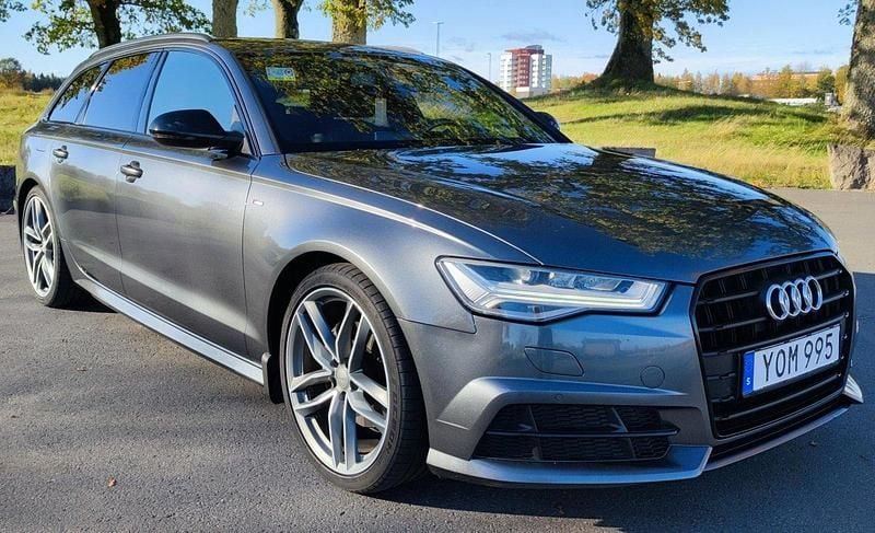 Grå Begagnad 2018 Audi A6 S-Line Kombi | 184 900 kr (Marknadspris) - Bild 1/4