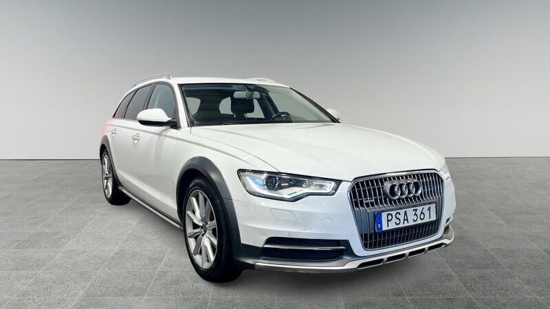 Vit Begagnad 2014 Audi A6 Allroad Kombi | 139 500 kr (Marknadspris) - Bild 1/4
