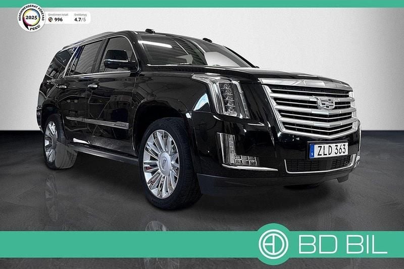 Svart Begagnad 2017 Cadillac Escalade SUV | 619 900 kr - Bild 1/3