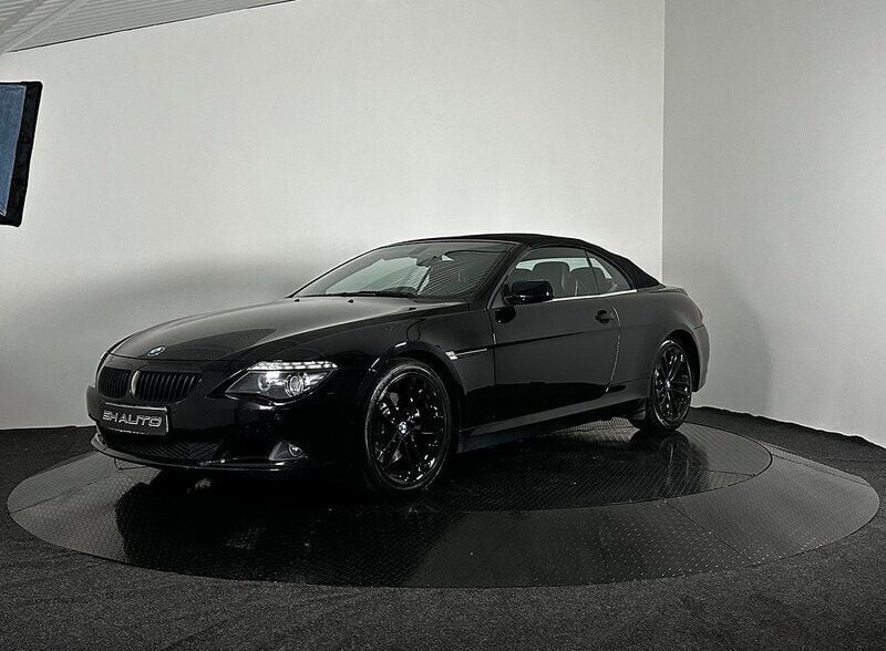 Svart Begagnad 2008 BMW 650 Cabriolet Cab | 299 900 kr - Bild 1/4