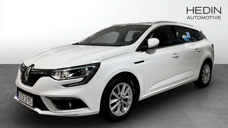 Vit (white) Begagnad 2019 Renault Mégane GrandTour Kombi | 159 900 kr (Marknadspris) - Bild 1/4