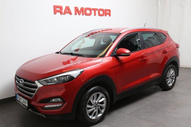 Röd Begagnad 2015 Hyundai Tucson Comfort SUV | 129 900 kr (Marknadspris) - Bild 1/3