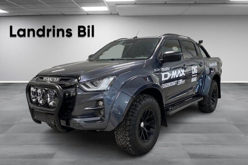 Grå (obsidian gray mica) Begagnad 2023 Isuzu D-Max Pickup | 924 875 kr - Bild 1/4